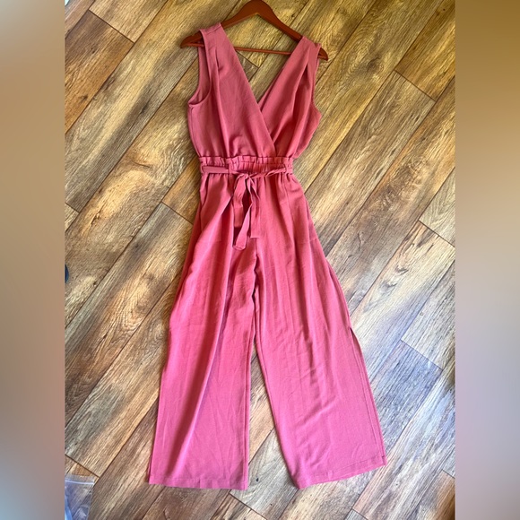 Womens size L- light pink jumpsuit - Picture 1 of 5